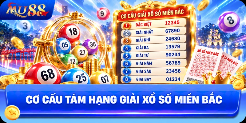 Cơ Cấu Tám Hạng Giải Xổ Số Miền Bắc